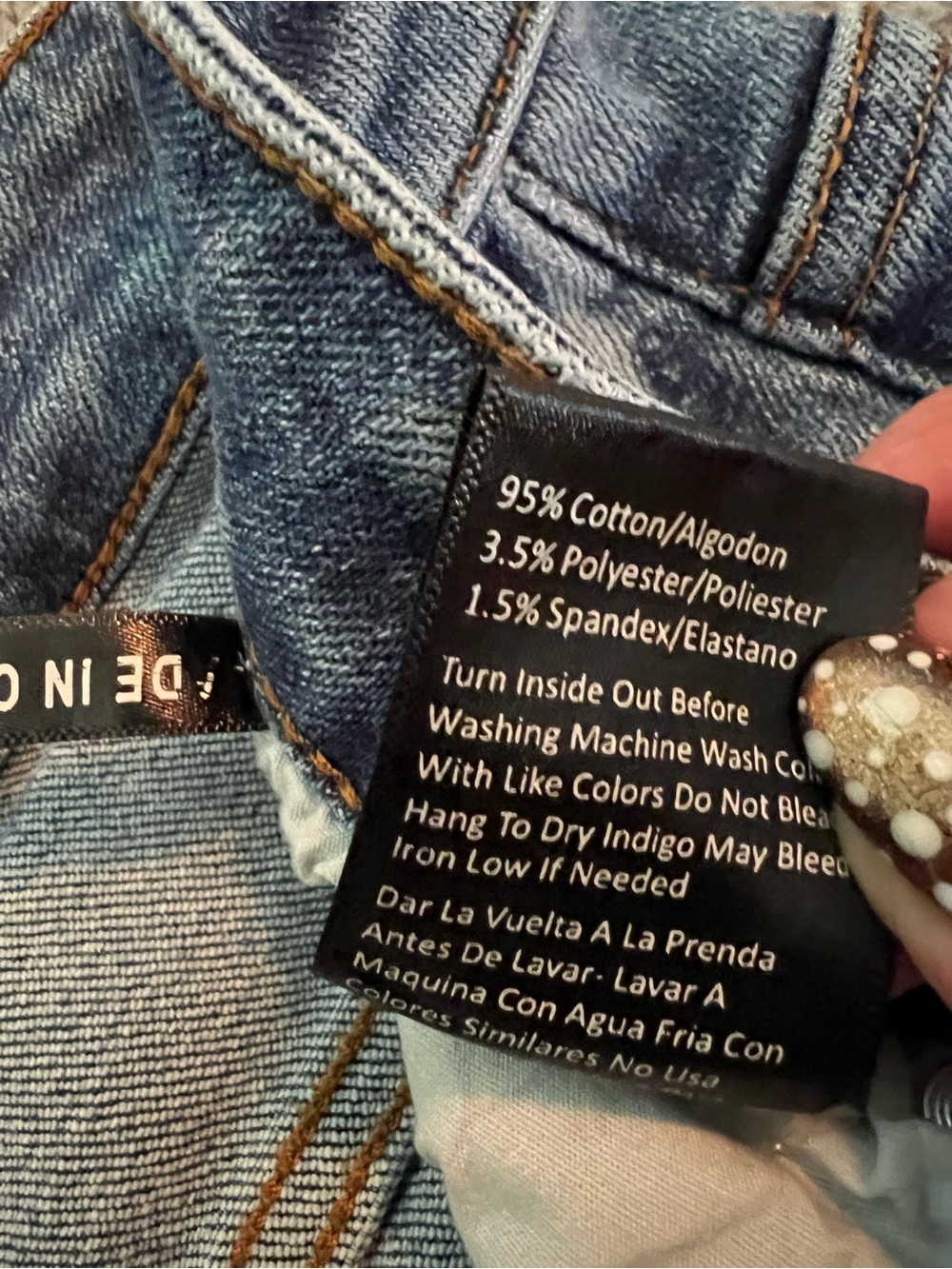 Risen Distressed Denim Shorts - Women's Blue - Picture 4 of 7